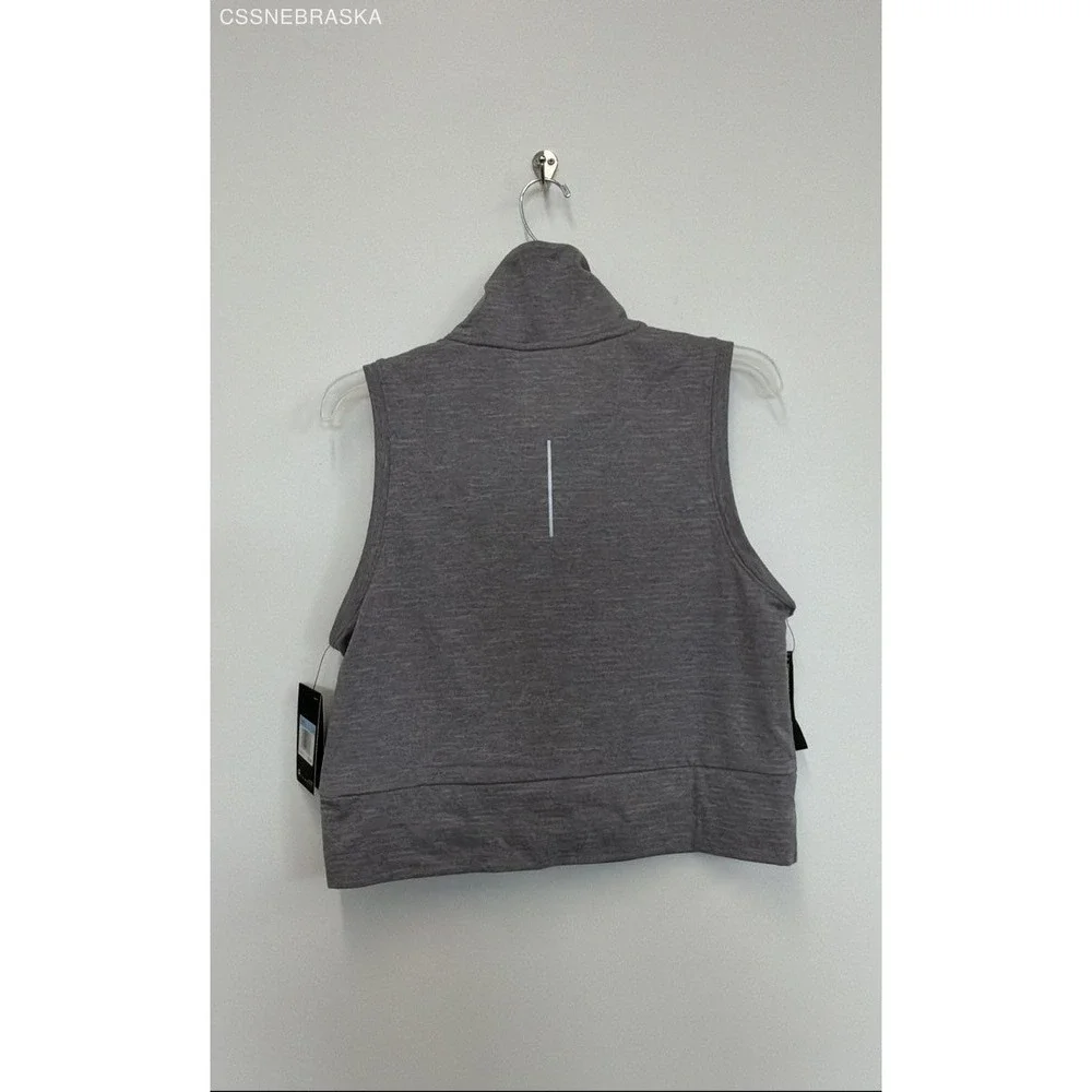 Nike Gray Running Top‎ Women's Cowl Neck Sleeveless Dri Fit - Size M